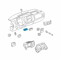 OEM Chevrolet Tahoe Switch Asm-Accessory Diagram - 22778092