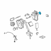 OEM 2010 GMC Sierra 2500 HD Actuator Diagram - 15887322