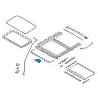 OEM BMW 435i xDrive Drive, Sliding Sunroof Diagram - 67-61-7-316-535