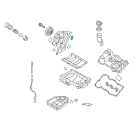 OEM Kia K900 Gasket-Outlet, RH Diagram - 213543C550