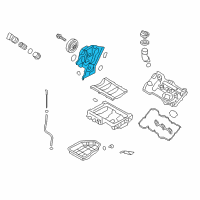 OEM 2010 Hyundai Genesis Coupe Cover-Timing Chain, Ff Diagram - 21351-3C752