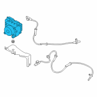 OEM Nissan Versa Anti Skid Actuator Assembly Diagram - 47660-9KS1A