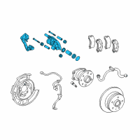 OEM 2005 Toyota Avalon Caliper Diagram - 47730-06090