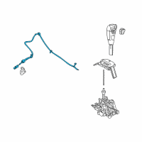 OEM 2007 Ford Escape Cable Diagram - 5M6Z-7E395-A