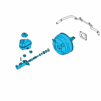 OEM 2009 Kia Borrego Booster & Master Cylinder Diagram - 585002J150