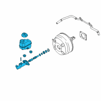 OEM 2009 Kia Borrego Cylinder Assembly-Brake Diagram - 585102J100