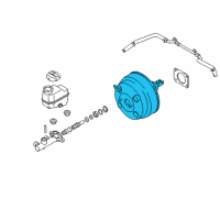 OEM Kia Borrego Booster Assembly-Vacuum Diagram - 591102J050