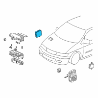 OEM Honda Accord System Unit, Multi Plex Control (Passenger Side)(Uta) Diagram - 38850-S84-A01