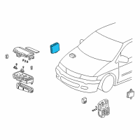 OEM 2003 Honda Odyssey System Unit, Multi Plex Control (Passenger Side) Diagram - 38850-S0X-A31