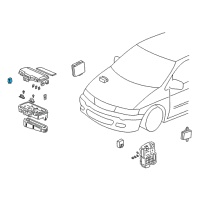 OEM Honda Odyssey Cover, Multi Relay Diagram - 38182-S0X-A01