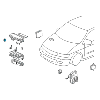 OEM 2006 Honda Pilot Cover, Multi Relay Diagram - 38182-S84-A01