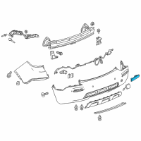 OEM 2016 Chevrolet Trax Reflector Diagram - 95418328