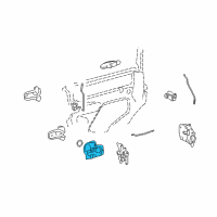 OEM 2009 Lincoln Town Car Handle, Inside Diagram - 6W1Z-5421818-B