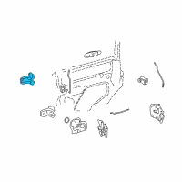 OEM 2010 Lincoln Town Car Upper Hinge Diagram - 6W1Z-5426800-A