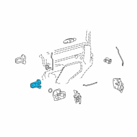 OEM 2010 Lincoln Town Car Lower Hinge Diagram - 6W1Z-5426802-A