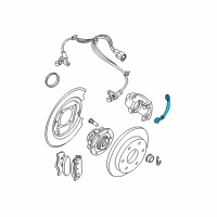 OEM Nissan Pathfinder Hose Assy-Brake Diagram - 46210-ZL80B