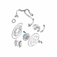 OEM Nissan 350Z Bolt-Hub Diagram - 43222-41B0A