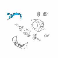 OEM 2007 Infiniti G35 Lock Set-Steering Diagram - D8700-CG005