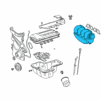 OEM Toyota Intake Manifold Diagram - 17109-88604