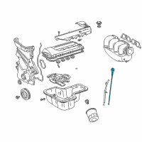 OEM Toyota Corolla Dipstick Diagram - 15301-88600