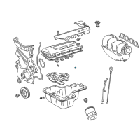 OEM 2002 Toyota Celica Valve Cover O-Ring Diagram - 96741-19009