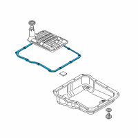 OEM GMC Sierra 1500 Classic Pan Gasket Diagram - 29549684