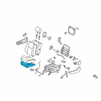 OEM 2008 Toyota Sequoia Seat Cushion Pad Diagram - 71511-0C300