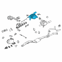 OEM 2011 BMW 335d Rear Muffler Right Diagram - 18-30-7-799-819