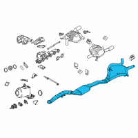 OEM BMW 335d Catalytic Converter Diagram - 18-30-8-509-750