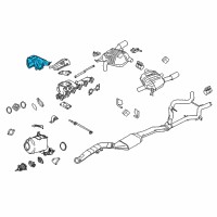 OEM BMW X5 Heat Protection Shield Diagram - 11-62-7-807-545
