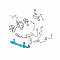 OEM 2008 Cadillac STS Power Steering Cooler Diagram - 15906726