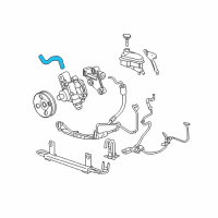 OEM 2008 Cadillac STS Hose, P/S Fluid Reservoir Outlet Diagram - 15251169