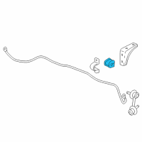 OEM 2010 Honda Civic Bush, Stabilizer Holder Diagram - 52306-SNC-J01