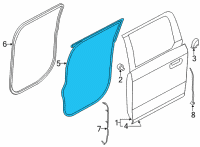 OEM 2022 Ford F-150 WEATHERSTRIP Diagram - ML3Z-1625324-C