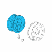 OEM 2009 Chrysler Aspen Painted Inchwheel Diagram - 1BW06PAKAA