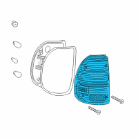 OEM 2002 Toyota Tacoma Lens Diagram - 81551-04060