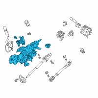 OEM 2019 Ford F-250 Super Duty Steering Column Diagram - HC3Z-3C529-AD