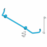 OEM BMW 650i xDrive Gran Coupe Stabilizer Front With Rubber Mounting Diagram - 31-35-6-798-565