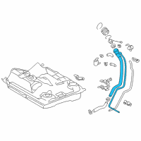 OEM Toyota Filler Pipe Diagram - 77201-47051