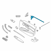 OEM 2019 BMW 340i GT xDrive Channel Sealing, Inside, Door, Front Left Diagram - 51-33-7-289-939