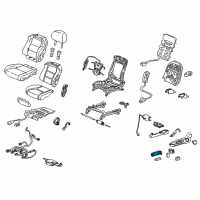 OEM 2019 Honda Civic Switch Assembly, Driver Side (8Way) Diagram - 81653-SDB-A71