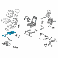 OEM Acura Heater, Left Front Seat Cushion Diagram - 81534-TK4-A11