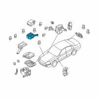 OEM 2003 Infiniti Q45 Housing-FUSIBLE Link Holder Diagram - 24381-AR020