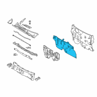 OEM 2021 Lexus NX300h Panel Sub-Assy, Dash Diagram - 55101-78010