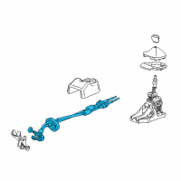 OEM 2015 Chevrolet Sonic Shift Control Cable Diagram - 25187851