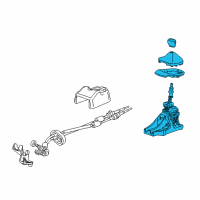 OEM 2019 Chevrolet Sonic Gear Shift Assembly Diagram - 25199530