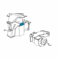 OEM Dodge B3500 A/C Evaporator Core Diagram - 4798625