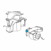 OEM Dodge B150 Heater Actuator Diagram - 4114038