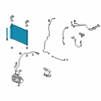 OEM 2017 Acura RLX Condenser Diagram - 80110-TY3-A01