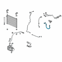 OEM Acura RLX Hose, Discharge Diagram - 80315-TY3-A01